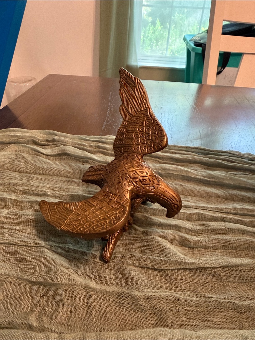 Vintage Eagle Figurine in brass Finish - Home Art
